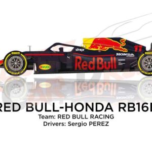 Red Bull - Honda RB16B n.11 Formula 1 World Champion 2021