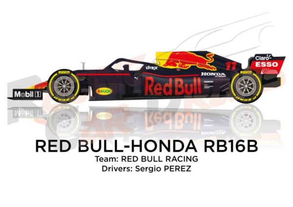 Red Bull - Honda RB16B n.11 Formula 1 World Champion 2021