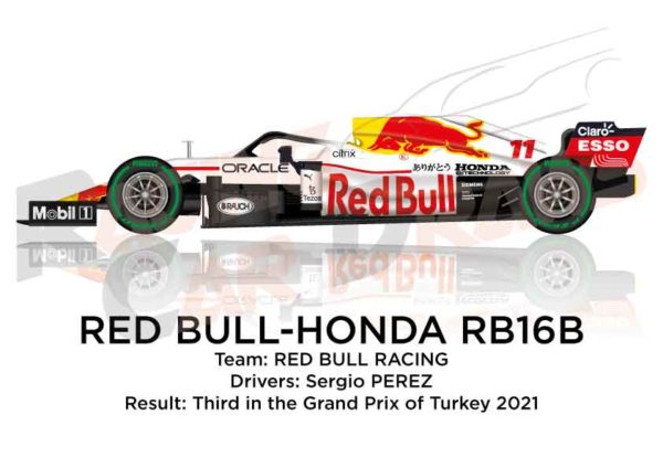 Red Bull - Honda RB16B n.11 livery White GP of Turkey