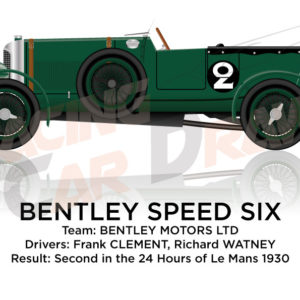 Bentley Speed Six n.2 second 24 Hours of Le Mans 1930