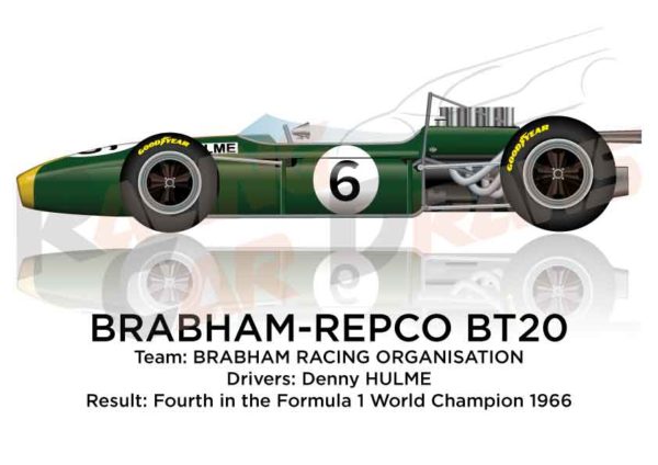 Brabham - Repco BT20 fourth Formula 1 World Championship 1966