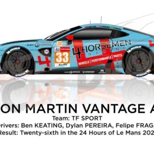 Aston Martin Vantage AMR n.33 in the 24 hours of Le Mans 2021