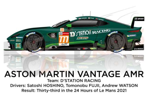 Aston Martin Vantage AMR n.777 in the 24 hours of Le Mans 2021
