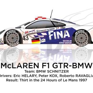 McLaren F1 GTR - BMW n.43 third in the 24 Hours of Le Mans 1997