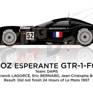 Panoz Esperante GTR-1 - Ford n.52 dnf 24 Hours of Le Mans 1997