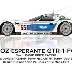 Panoz Esperante GTR-1 - Ford n.55 dnf 24 Hours of Le Mans 1997