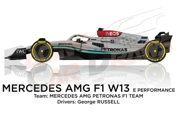 Mercedes AMG F1 W13 E Performance n.63 Formula 1 2022
