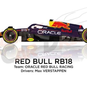 Red Bull RB18 n.1 Formula 1 World Champion 2022