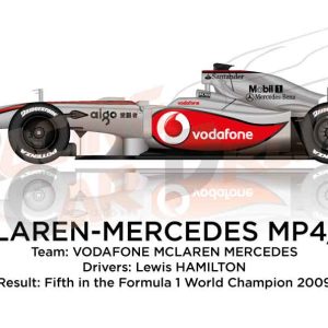McLaren - Mercedes Benz MP4/24 n.1 Formula 1 Champion 2009