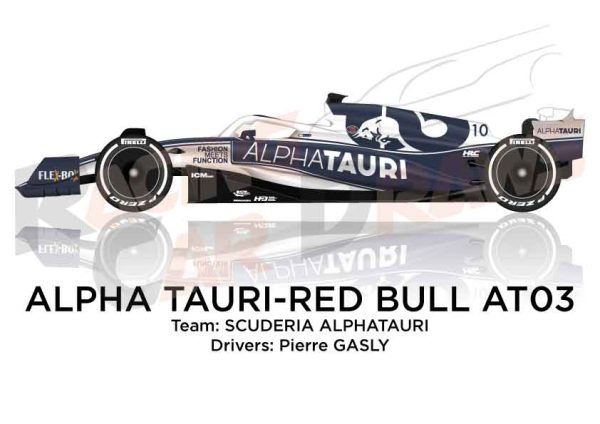 Alpha Tauri - Red Bull AT03 n.10 Formula 1 World Champion 2022