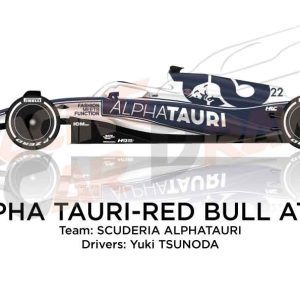 Alpha Tauri - Red Bull AT03 n.22 Formula 1 World Champion 2022