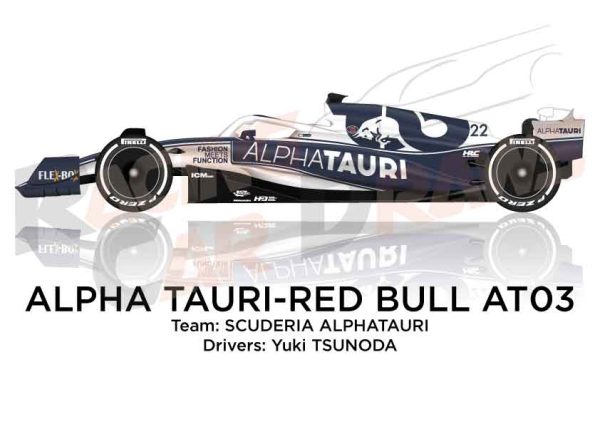 Alpha Tauri - Red Bull AT03 n.22 Formula 1 World Champion 2022