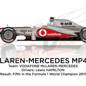 McLaren - Mercedes Benz MP4/26 n.3 Formula 1 Champion 2011