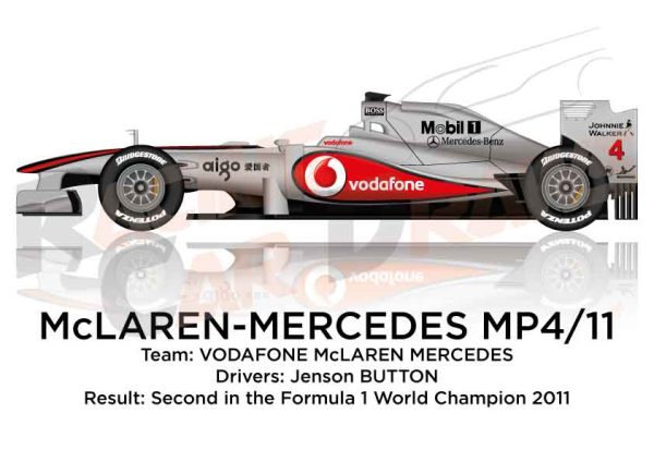McLaren - Mercedes Benz MP4/26 n.4 Formula 1 Champion 2011