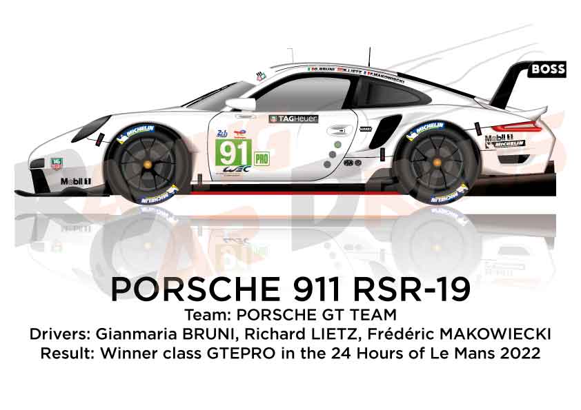 PORSCHE 911 RSR-19 n.91
