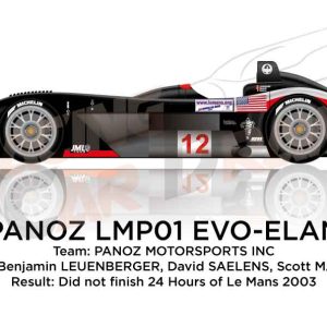 Panoz LMP01 Evo - Elan n.12 in the 24 Hours of Le Mans 2003