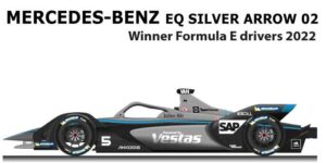Mercedes-Benz EQ Silver Arrow 02 n.5 winner Formula E Champion 2022