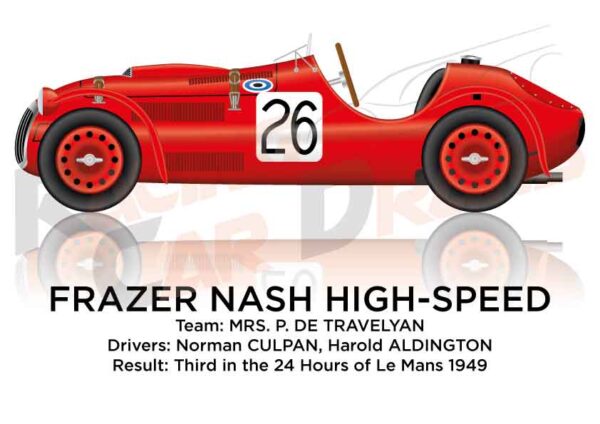 Frazer Nash High-Speed n.26 third 24 Hours of Le Mans 1949