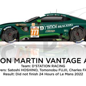 Aston Martin Vantage AMR n.777 in the 24 hours of Le Mans 2022