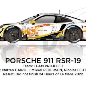 Porsche 911 RSR-19 n.46 did not finish 24 Hours of Le Mans 2022