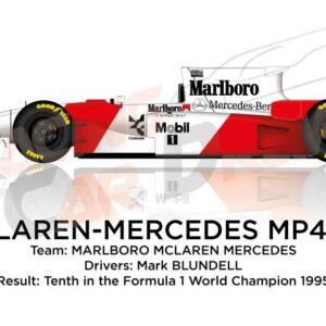 McLaren - Mercedes Benz MP4/10 n.7 in Formula 1 World Champion 1995