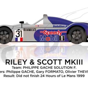 Riley & Scott MKIII n.31 in the 24 Hours of Le Mans 1999