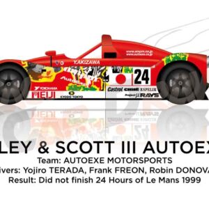 Riley & Scott MKIII Autoexe n.24 at the 24 Hours of Le Mans 1999