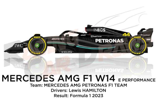 Mercedes AMG F1 W14 E Performance n.44 Formula 1 2023