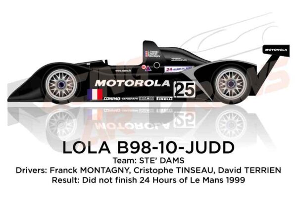 Lola B98-10 - Judd n.25 at the 24 Hours of Le Mans 1999