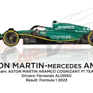 Aston Martin - Mercedes AMR23 n.14 Formula 1 2023