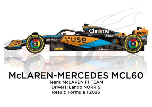 McLaren - Mercedes MCL60 n.4 Formula 1 2023
