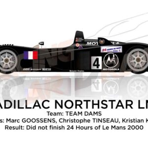 Cadillac Northstar LMP n.4 in the 24 Hours of Le Mans 2000