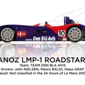 Panoz LMP-1 Roadstar S n.10 not classified at the 24 Hours Le Mans 2000