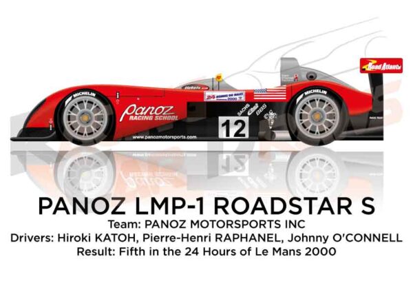 Panoz LMP-1 Roadstar S n.12 fifth at the 24 Hours Le Mans 2000