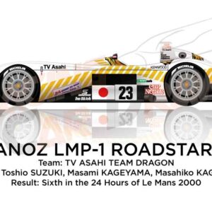 Panoz LMP-1 Roadstar S n.23 sixth at the 24 Hours Le Mans 2000
