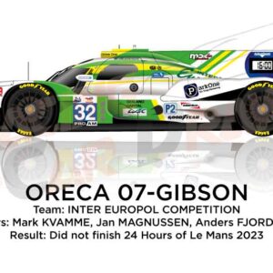 Oreca 07 - Gibson n.32 did not finish in the 24 hours of Le Mans 2023