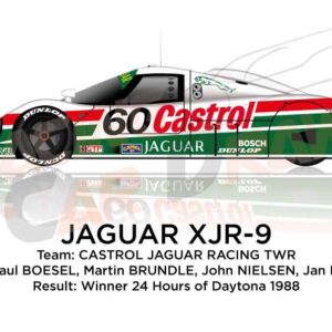Jaguar XJR-9 n.60 winner 24 hours of Daytona 1988