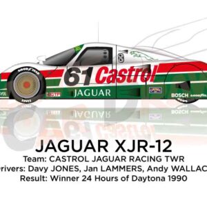 Jaguar XJR-12 n.61 winner 24 hours of Daytona 1990