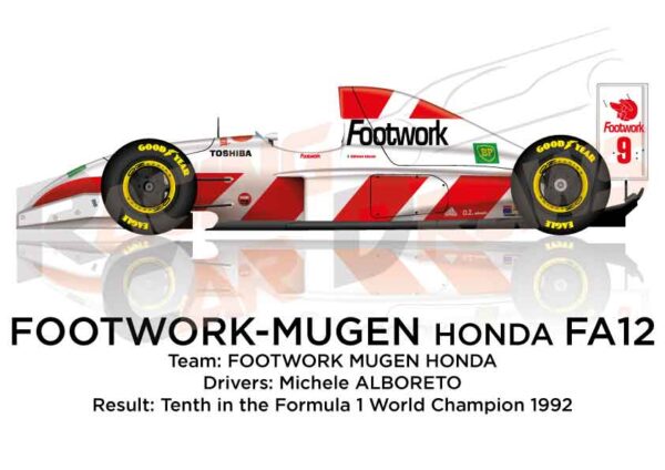 Footwork - Mugen Honda FA13 n.9 in the Formula 1 Champion 1992