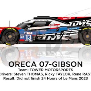 Oreca 07 - Gibson n.13 did not finish in the 24 hours of Le Mans 2023