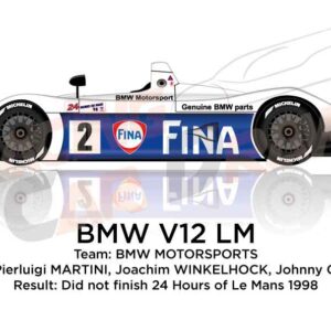 BMW V12 LM n.2 did not finish 24 Hours of Le Mans 1998