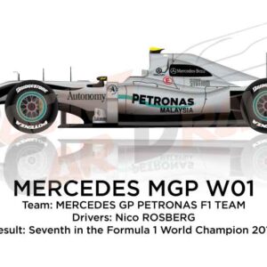 Mercedes MGP W01 n.4 in the Formula 1 Champion 2010