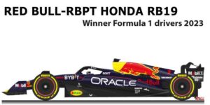 Red Bull - RBPT Honda RB19 n.1 Formula 1 World Champion 2023