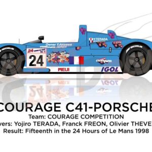 Courage C41 - Porsche n.24 at the 24 Hours of Le Mans 1998