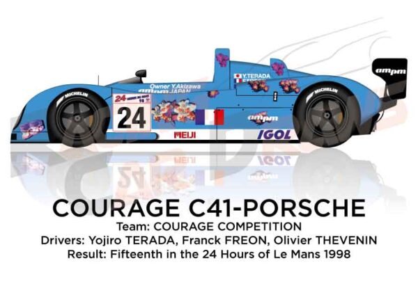Courage C41 - Porsche n.24 at the 24 Hours of Le Mans 1998