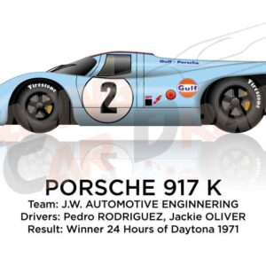 Porsche 917 K n.2 winner 24 Hours of Daytona 1971