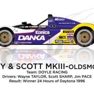 Riley & Scott MKIII - Oldsmobile n.4 winner 24 Hours of Daytona 1996