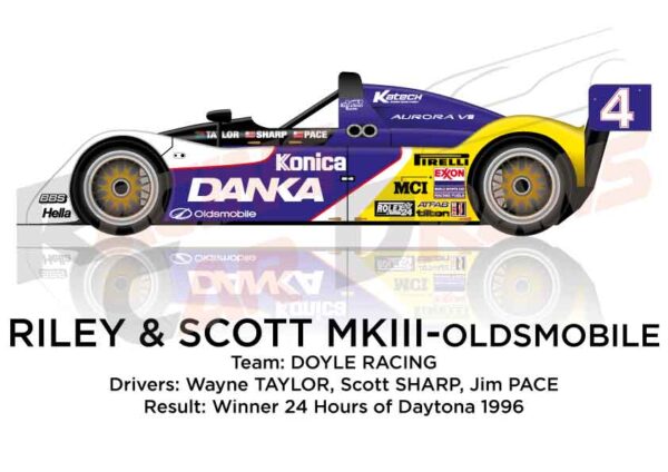 Riley & Scott MKIII - Oldsmobile n.4 winner 24 Hours of Daytona 1996