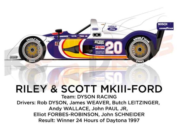 Riley & Scott MKIII - Ford n.20 winner 24 Hours of Daytona 1997