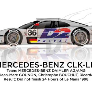 Mercedes-Benz CLK-LM n.36 24 hours of Le Mans 1998